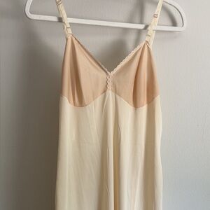 Vanity Fair Cream and Peach Lingerie